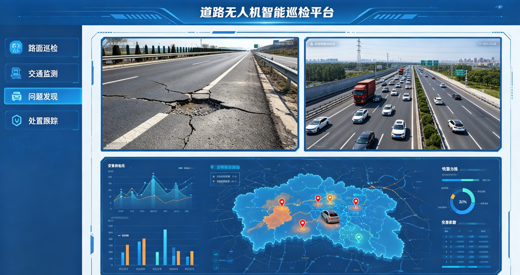 道路无人机智能巡检平台